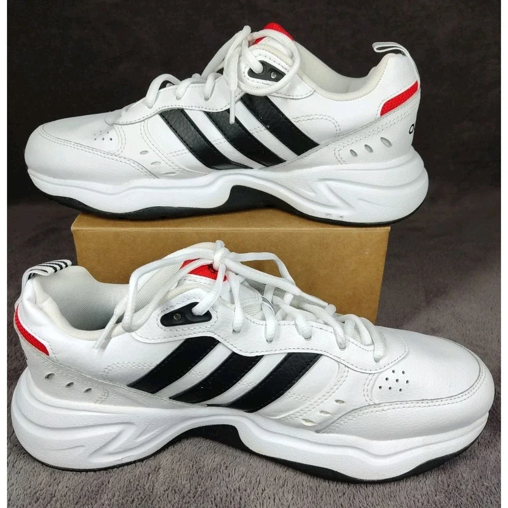 Adidas‎ Mens White Sneakers Size 8.5 PWJ 001004 2019